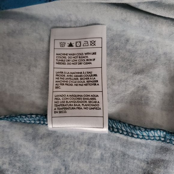 Hurley Women's Blue Artistic Print Atreyu Long Sleeve Bodycon Dress Size Small - Picture 11 of 13